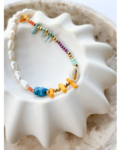 COLORFUL SHELL NECKLACE